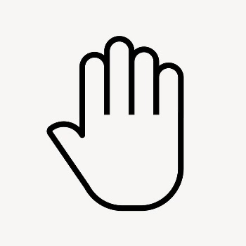 Hand icon, line art illustration | Free Icons - rawpixel