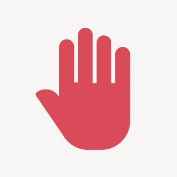 Hand icon, pink flat design | Free Icons - rawpixel
