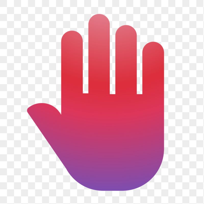 Hand icon png sticker, gradient | Free Icons - rawpixel
