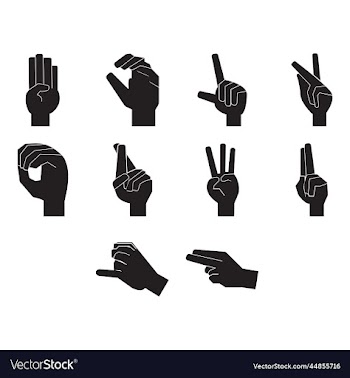 hand icon set