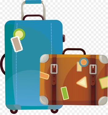 Hand luggage Baggage Suitcase - Vector luggage 