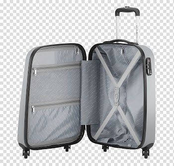 Hand luggage Suitcase Bag Trolley กระเป๋าเดินทาง, suitcase transparent background PNG clipart