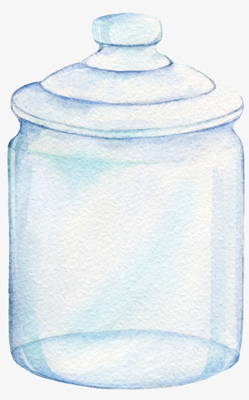 Hand Painted An Empty Jar Png Transparent - Portable Network ...