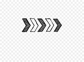 Hand-painted black and white zebra arrow 