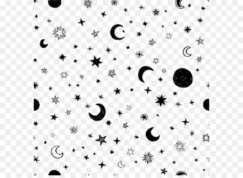 Hand-painted stars 