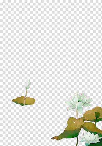 , Hand-painted watercolor lotus transparent background PNG clipart