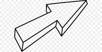 Hand painted white arrows 