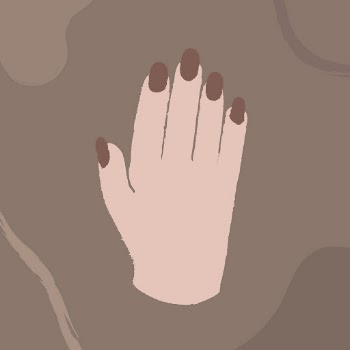 Hand palm doodle sticker, cute | Free PSD Illustration - rawpixel