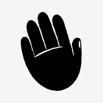 Hand palm sticker, cute doodle | Free Vector Illustration - rawpixel