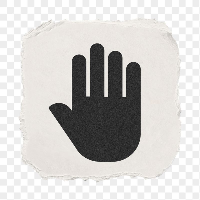 Hand png icon sticker, ripped | Free PNG - rawpixel
