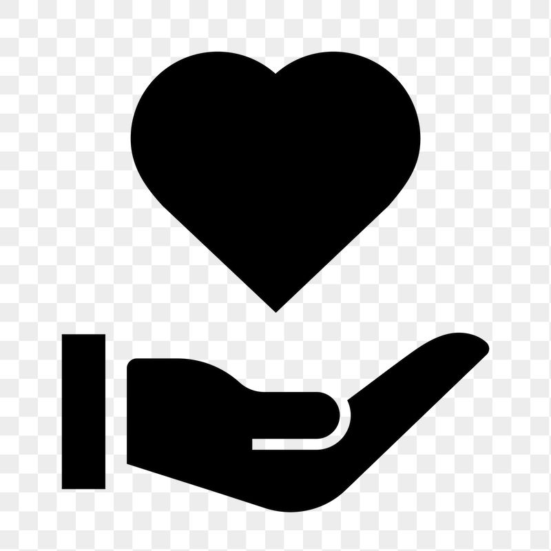 Hand png presenting heart icon | Free Icons - rawpixel