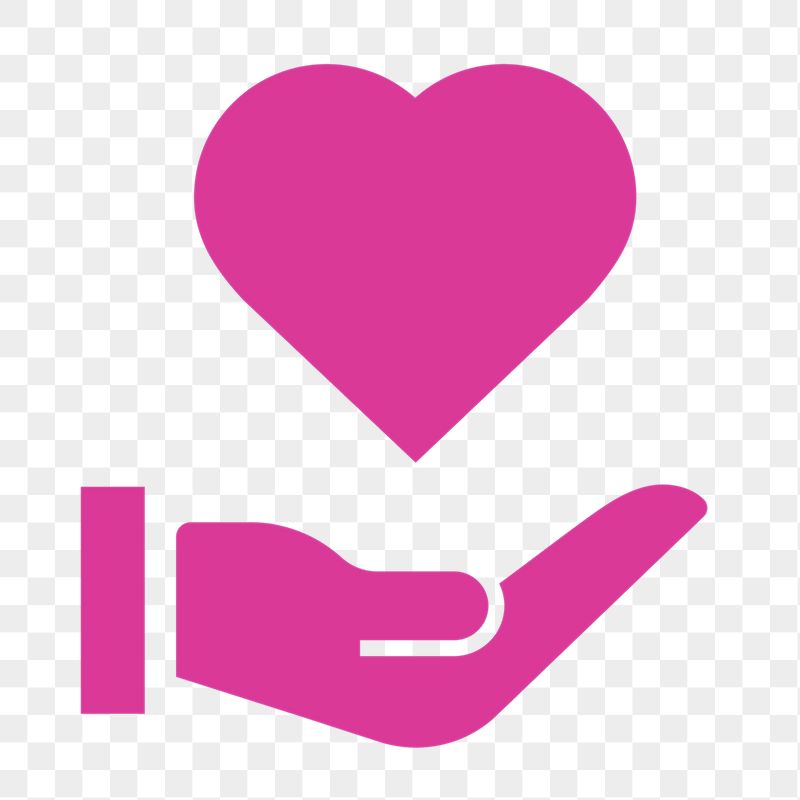 Hand png presenting heart icon | Free Icons - rawpixel