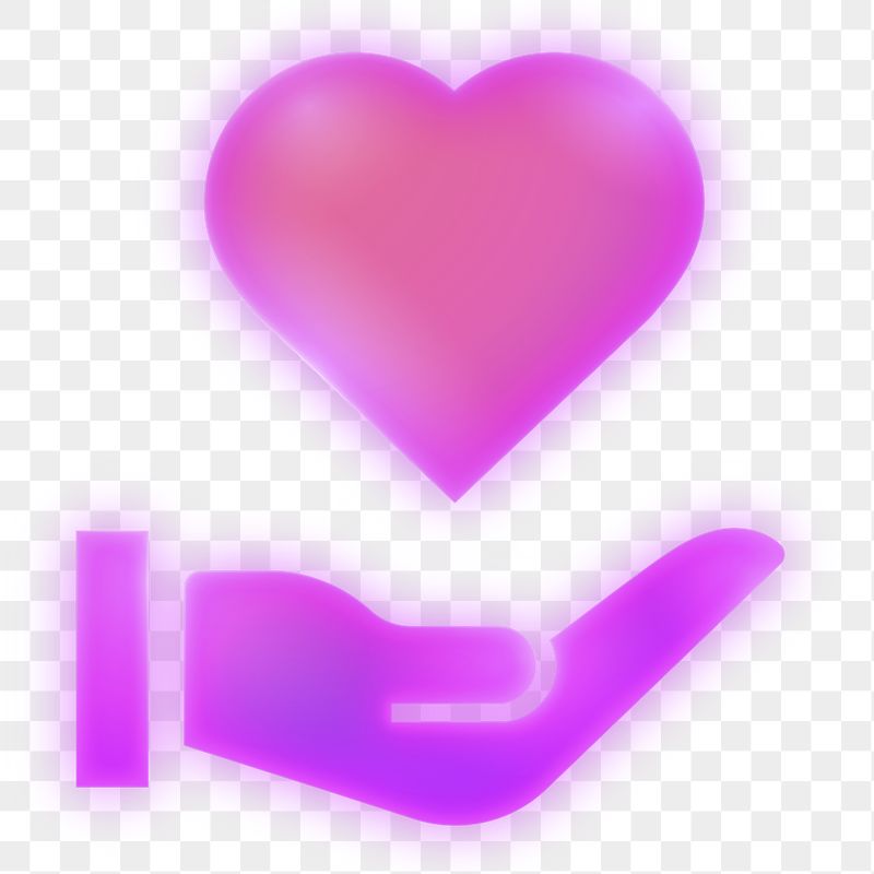 Hand png presenting heart icon | Free Icons - rawpixel