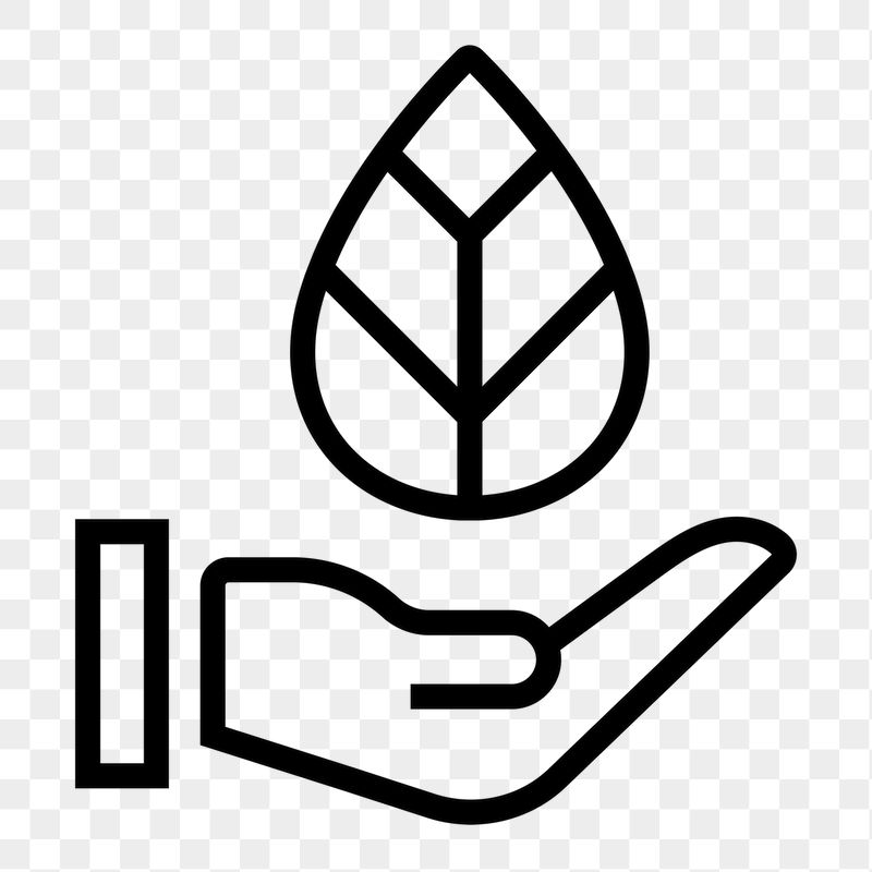 Hand png presenting leaf icon | Free Icons - rawpixel