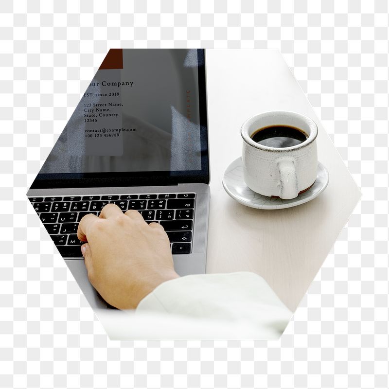 Hand png typing on laptop | Free PNG - rawpixel