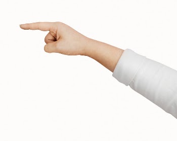 Hand pointing image, isolated on white | Free Photo - rawpixel