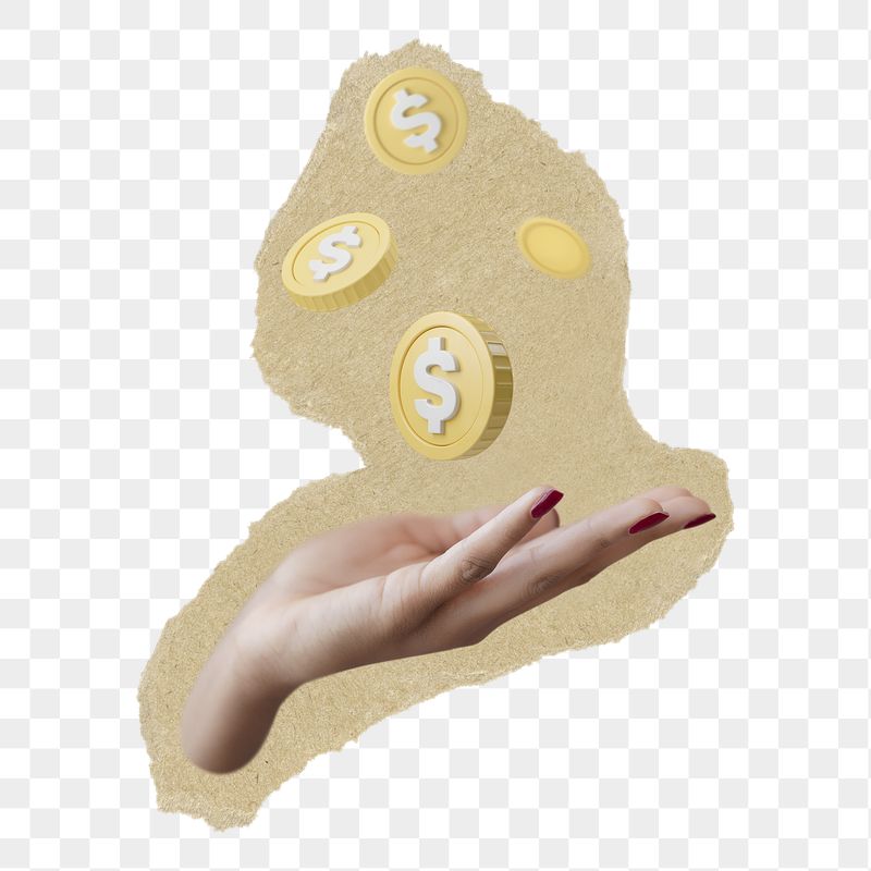 Hand presenting coins png finance | Free PNG - rawpixel
