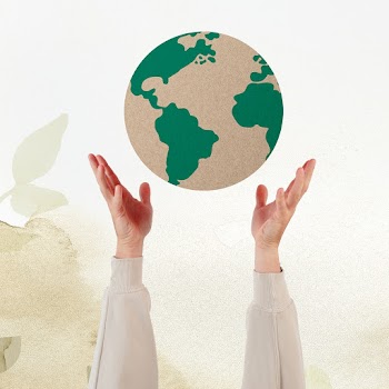 Hand presenting earth sustainable environment… | Free stock illustration | High Resolution graphic