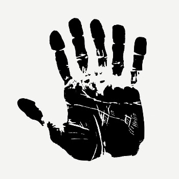 Hand print drawing, vintage illustration | Free PSD - rawpixel