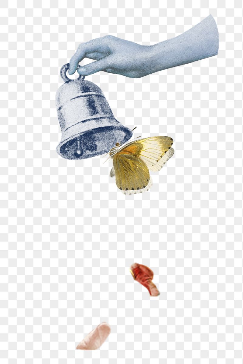 Hand ringing bell png sticker, | Free PNG - rawpixel