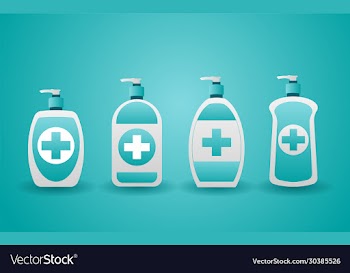 hand sanitizer bottle collection design