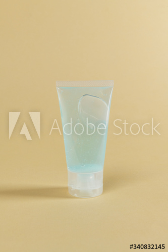 Hand sanitizer gel tube