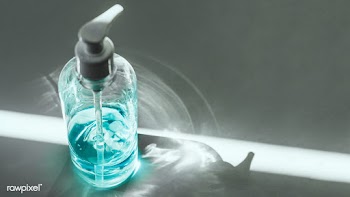 Hand sanitizer in a pump bottle | Free  photo - 2296330