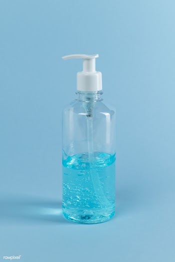 Hand sanitizer in a pump head bottle | Free  photo - 2293505