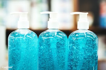 Hand sanitizer in pump bottles | Free  photo - 2301627