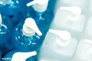 Hand sanitizer in pump bottles | Free  photo - 2301628