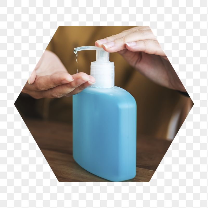 Hand sanitizer png badge sticker, | Free PNG - rawpixel