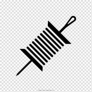 Hand-Sewing Needles Drawing Yarn Watercolor painting, hilo transparent background PNG clipart