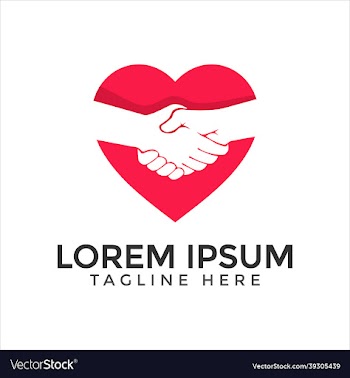 hand shake for love template