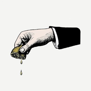 Hand squeezing lemon  collage | Free PSD - rawpixel