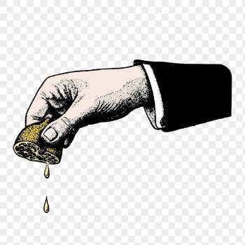 Hand squeezing lemon png sticker | Free PNG - rawpixel