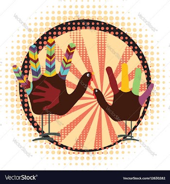 Hand Turkey Bird2 vector image