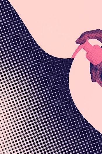 Hand using hand sanitizer due to COVID-19 social banner | Free  illustration - 2310616