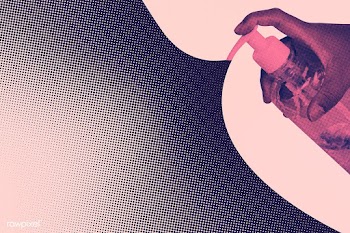 Hand using hand sanitizer due to COVID-19 social banner | Free  illustration - 2310622