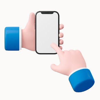 Hand using smartphone, 3D clipart, | Free Photo Illustration - rawpixel