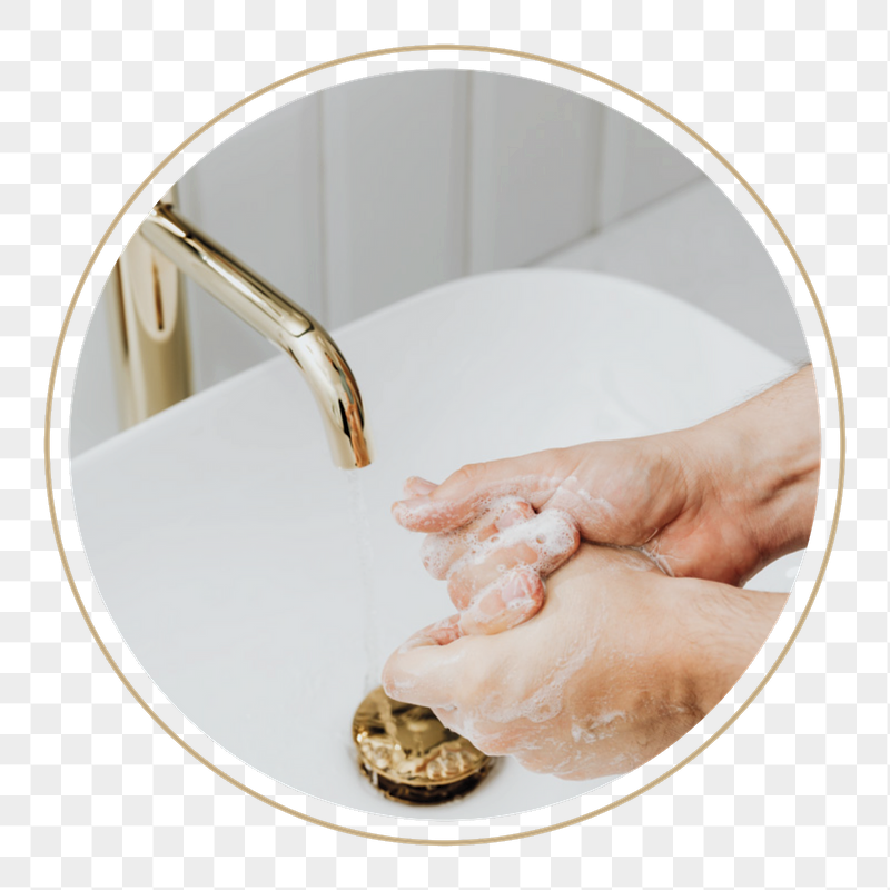 Hand washing badge png sticker, | Free PNG - rawpixel