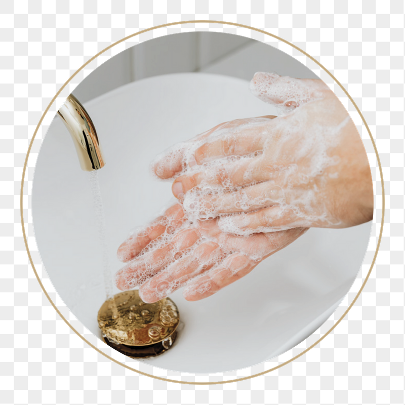 Hand washing badge png sticker, | Free PNG - rawpixel