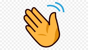Hand-waving Wave Emoji Clip art - goodbye 