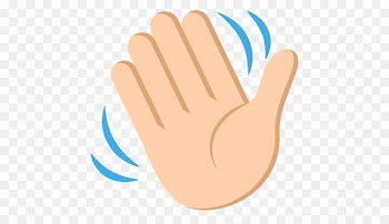 Hand-waving Wave Emoji Clip art - wave 