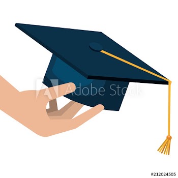 hand with hat graduation