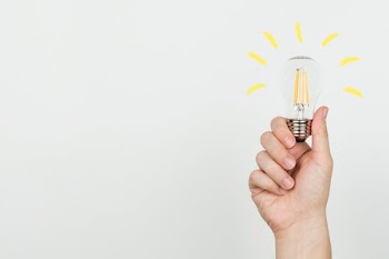 Hand With Idea Lightbulb