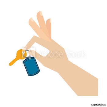 hand with key icon