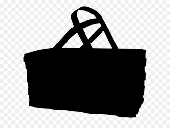 Handbag, Black White M, Rectangle, Bag PNG