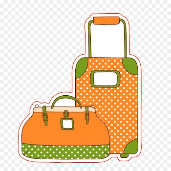 Handbag, Minnie Mouse, Bag, Orange, Green PNG
