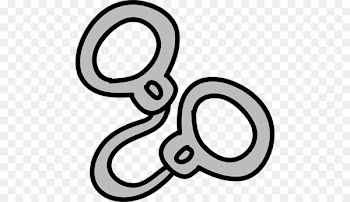 Handcuffs Police officer Clip art - Police handcuffs 