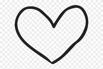 Handdrawn Heart Rubber Stamp - Hand Drawn Heart Png